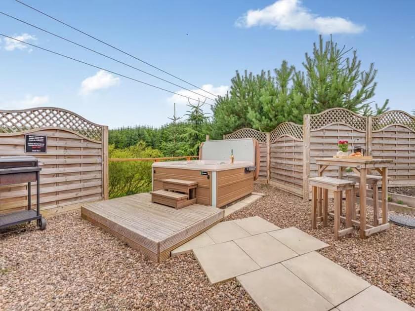 Lochinvar - Clydesdale Log Cabin With Hot Tub 艾尔德里 外观 照片