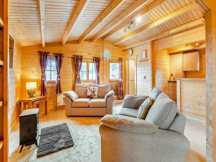 Lochinvar - Clydesdale Log Cabin With Hot Tub 艾尔德里 外观 照片